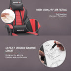 Sedia da gioco BOSSIN Racing Style, sedia da gioco alta e robusta da 300 libbre, sedia per computer con schienale alto