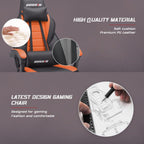 Sedia da gioco BOSSIN Racing Style, sedia da gioco alta e robusta da 300 libbre, sedia per computer con schienale alto