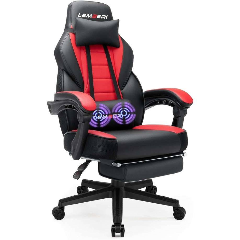 Sedia da gioco BOSSIN Racing Style, sedia da gioco alta e robusta da 300 libbre, sedia per computer con schienale alto