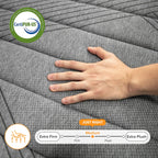 Materasso ibrido in memory foam infuso di gel SweDrea da 8/12 pollici, mediamente rigido, rinfrescante e traspirante con CertiPUR-US, SGS e OEKO-TEX