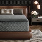 Materasso ibrido in memory foam infuso di gel SweDrea da 8/12 pollici, mediamente rigido, rinfrescante e traspirante con CertiPUR-US, SGS e OEKO-TEX