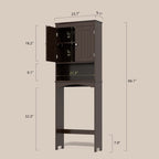 Mobiletto portaoggetti per il bagno, mobiletto portaoggetti per il WC, mensola per il bagno sopra il WC, WC salvaspazio