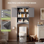 Mobiletto portaoggetti per il bagno, mobiletto portaoggetti per il WC, mensola per il bagno sopra il WC, WC salvaspazio
