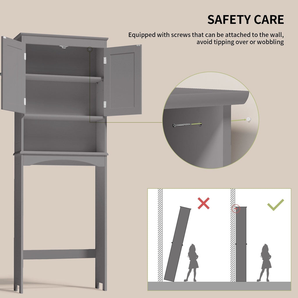 Mobiletto portaoggetti per il bagno, mobiletto portaoggetti per il WC, mensola per il bagno sopra il WC, WC salvaspazio