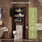 Mobiletto portaoggetti per il bagno, mobiletto portaoggetti per il WC, mensola per il bagno sopra il WC, WC salvaspazio