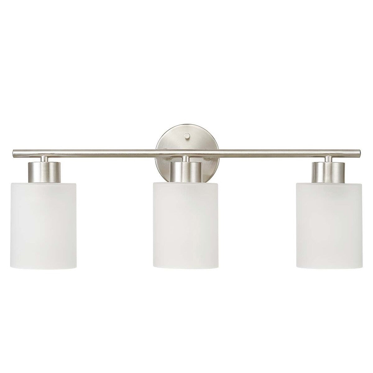 Lampada da bagno Bellevue Lydia a 3 luci, larghezza 23 cm, con finitura satinata