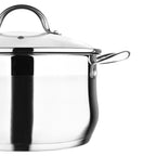 Bergner Set da 12 pezzi in acciaio inox lavabile in lavastoviglie e pronto per l'induzione