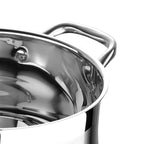 Bergner Set da 12 pezzi in acciaio inox lavabile in lavastoviglie e pronto per l'induzione
