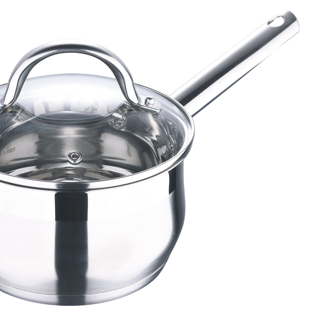 Bergner Set da 12 pezzi in acciaio inox lavabile in lavastoviglie e pronto per l'induzione