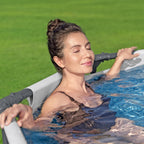 Piscina fuori terra rotonda Bestway Steel Pro MAX 10'x30 con pompa - 10 piedi x 30 pollici.