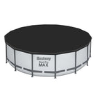 Piscina fuori terra rotonda Bestway Steel Pro MAX con pompa e copertura