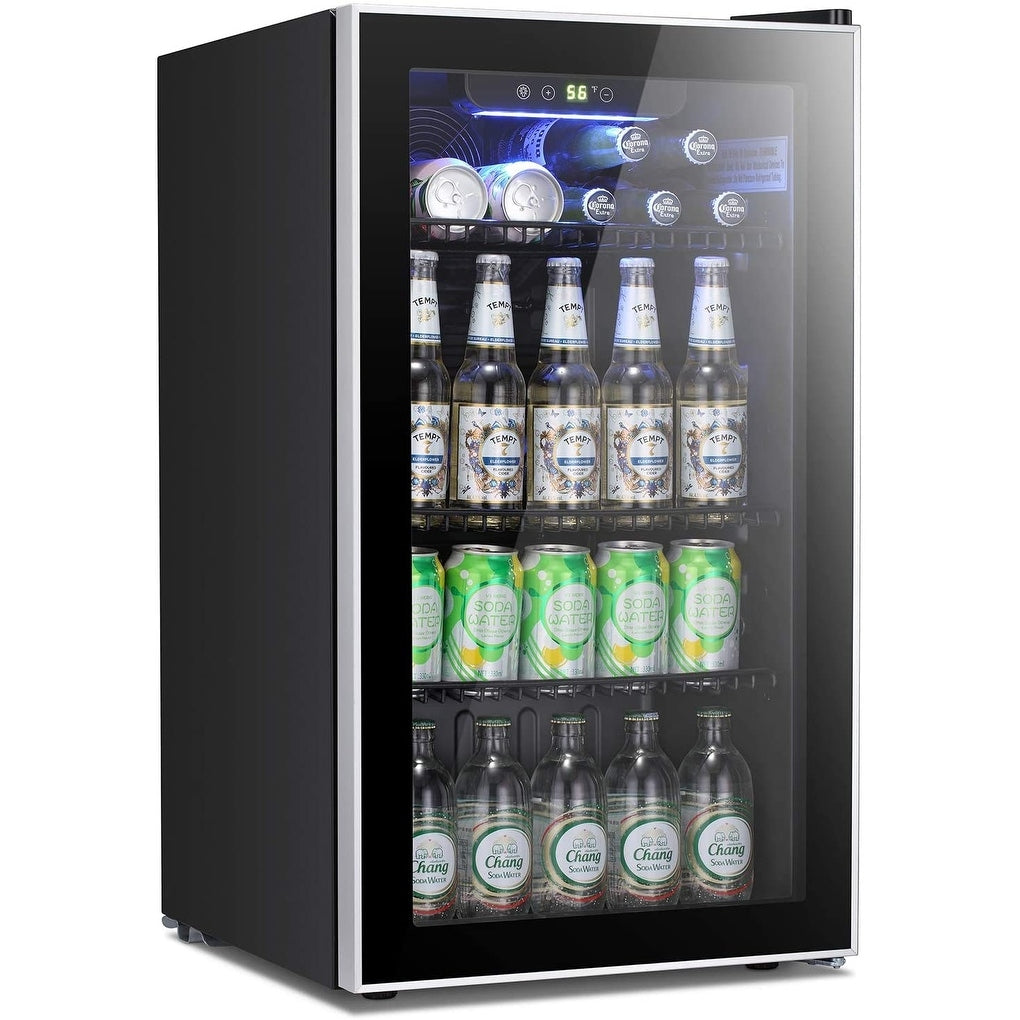 Frigorifero per bevande - Mini frigorifero con porta in vetro da 120 lattine