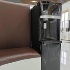 Distributori di acqua calda e fredda 3 in 1 neri con fabbricatore di ghiaccio