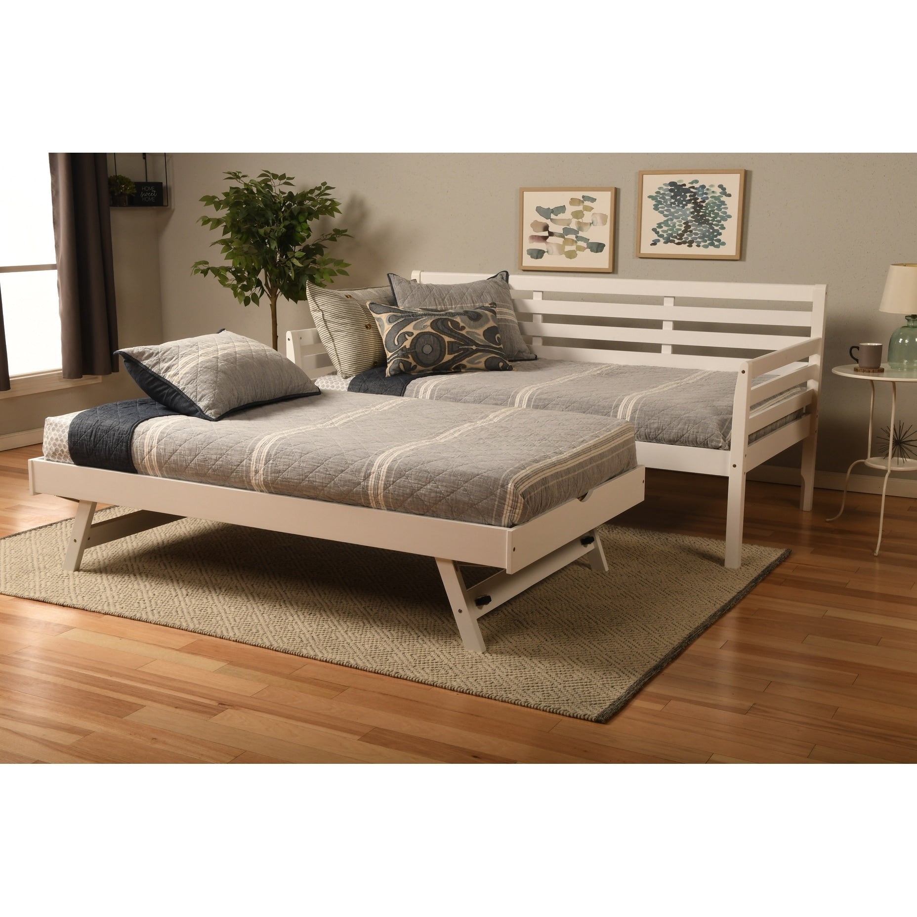 Divano letto Somette Boho con letto a scomparsa aggiuntivo (materassi non inclusi)