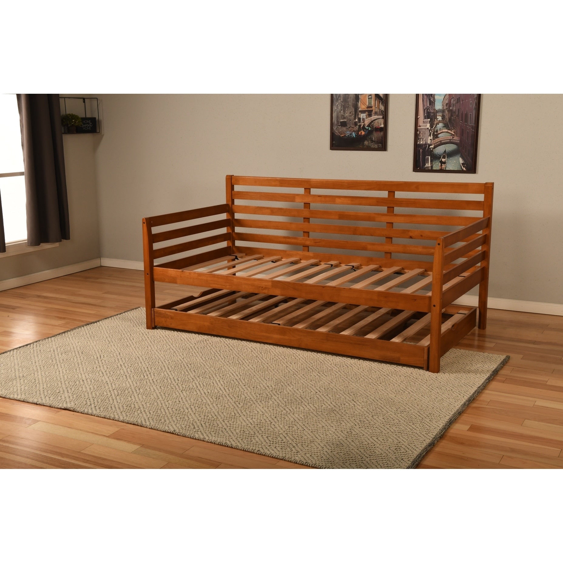 Divano letto Somette Boho con letto a scomparsa aggiuntivo (materassi non inclusi)
