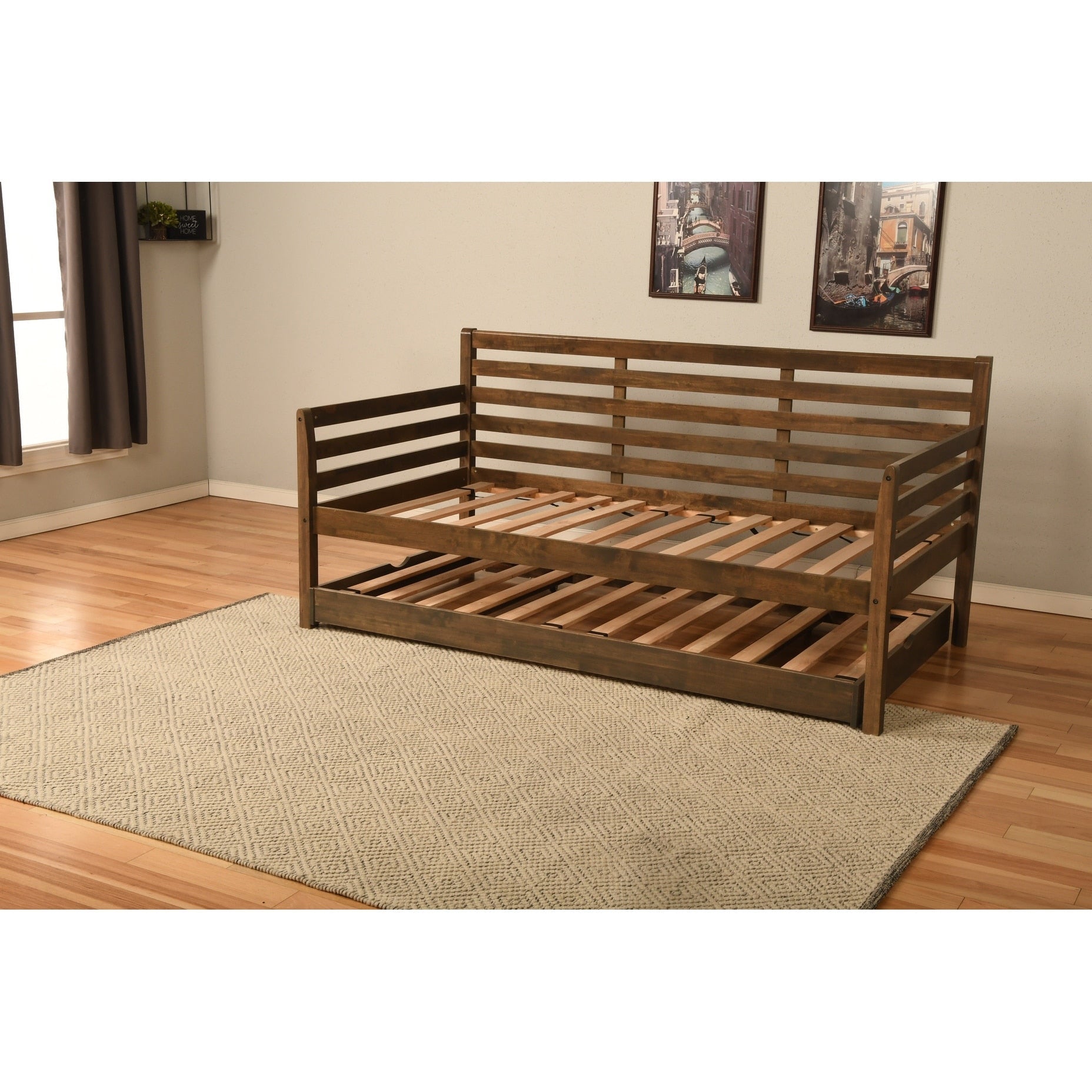 Divano letto Somette Boho con letto a scomparsa aggiuntivo (materassi non inclusi)