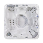 Buenospa Jersey 6 - 46 persone - Vasca idromassaggio a getto, bianco ghiaccio, grigio con ozono e luci a LED