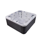 Buenospa Jersey 6 - 46 persone - Vasca idromassaggio a getto, bianco ghiaccio, grigio con ozono e luci a LED