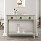 Tavolo da ingresso consolle a 3 cassetti Burlington Wood