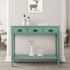 Tavolo da ingresso consolle a 3 cassetti Burlington Wood