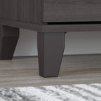 Libreria alta a 5 ripiani Somerset di Bush Furniture con ripiani regolabili