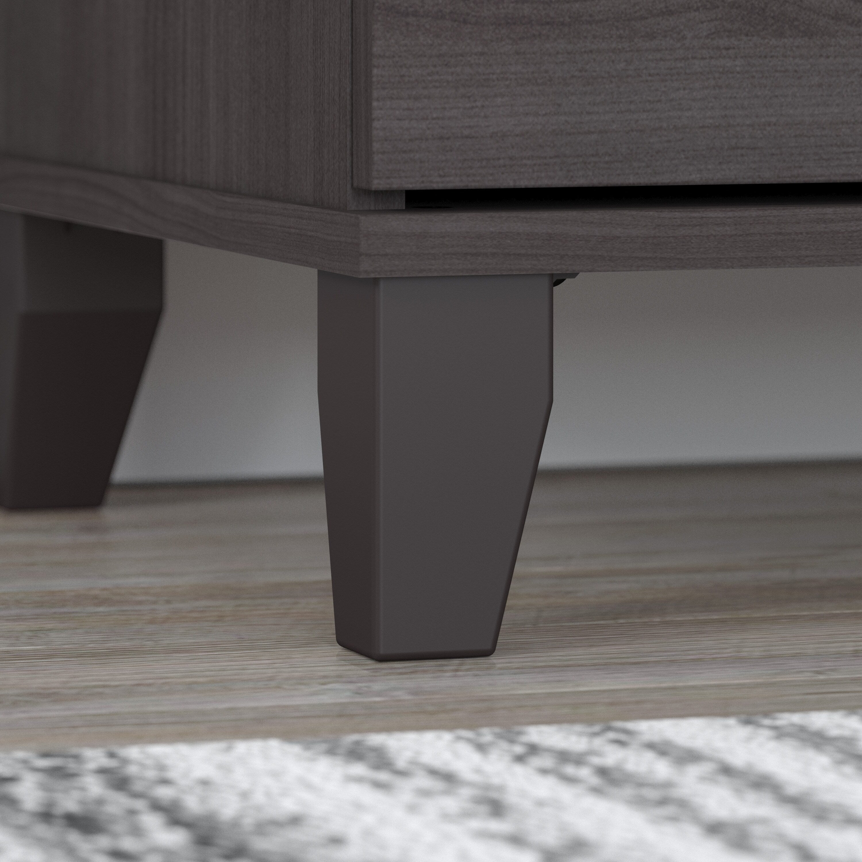 Libreria alta a 5 ripiani Somerset di Bush Furniture con ripiani regolabili