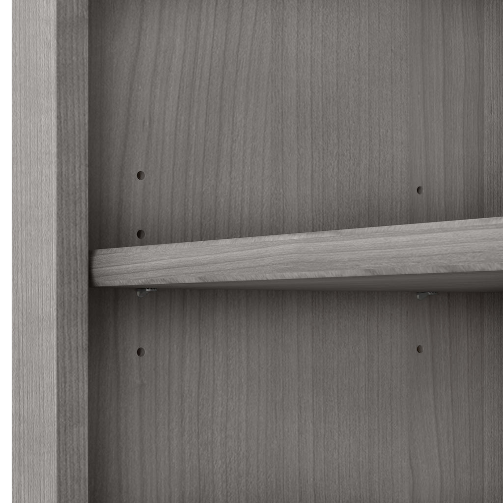 Libreria alta a 5 ripiani Somerset di Bush Furniture con ripiani regolabili