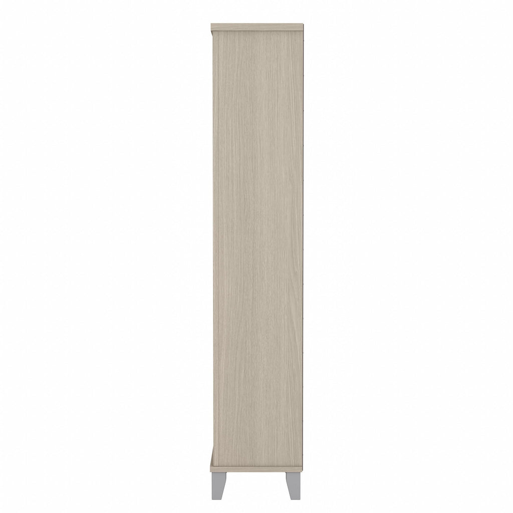 Libreria alta a 5 ripiani Somerset di Bush Furniture con ripiani regolabili