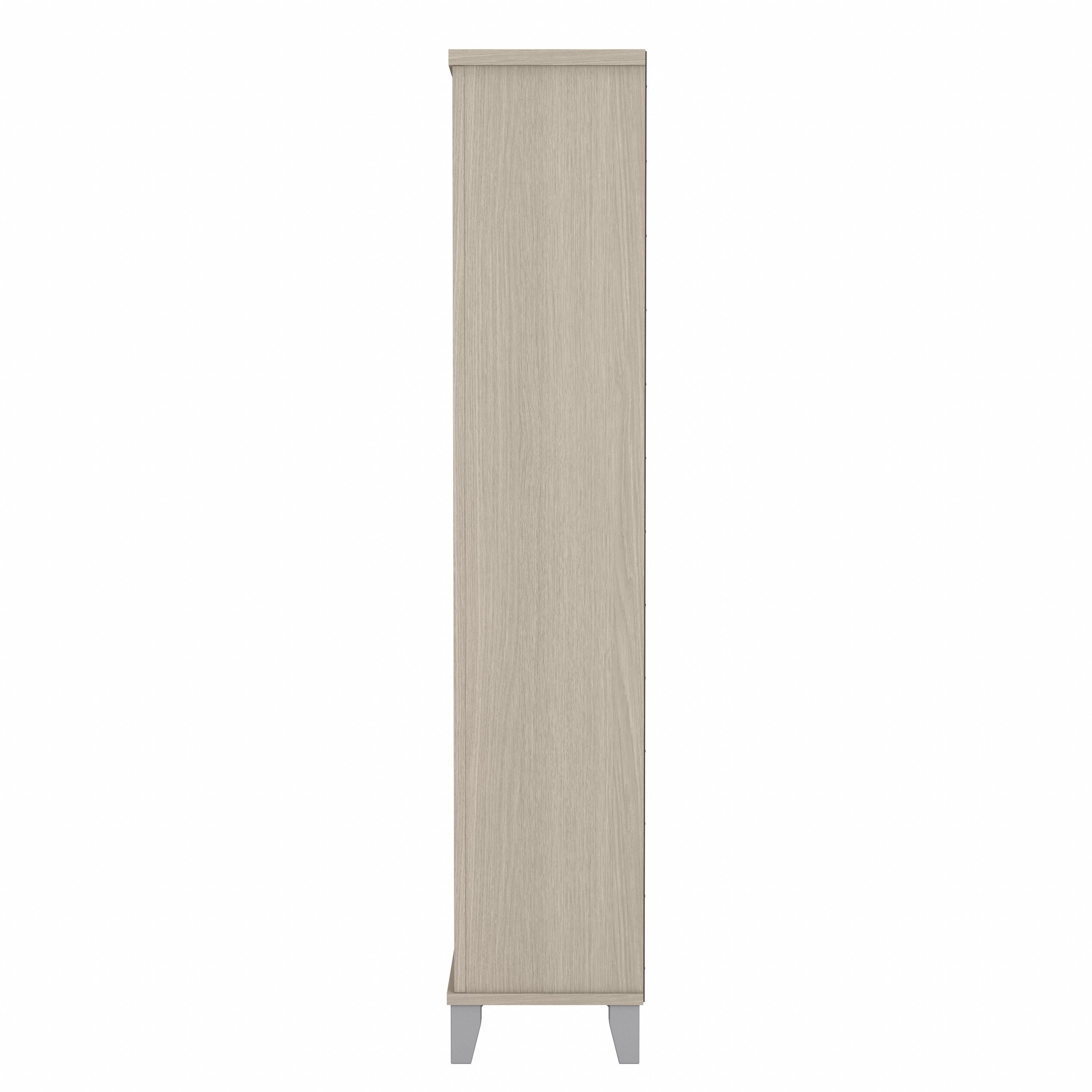 Libreria alta a 5 ripiani Somerset di Bush Furniture con ripiani regolabili