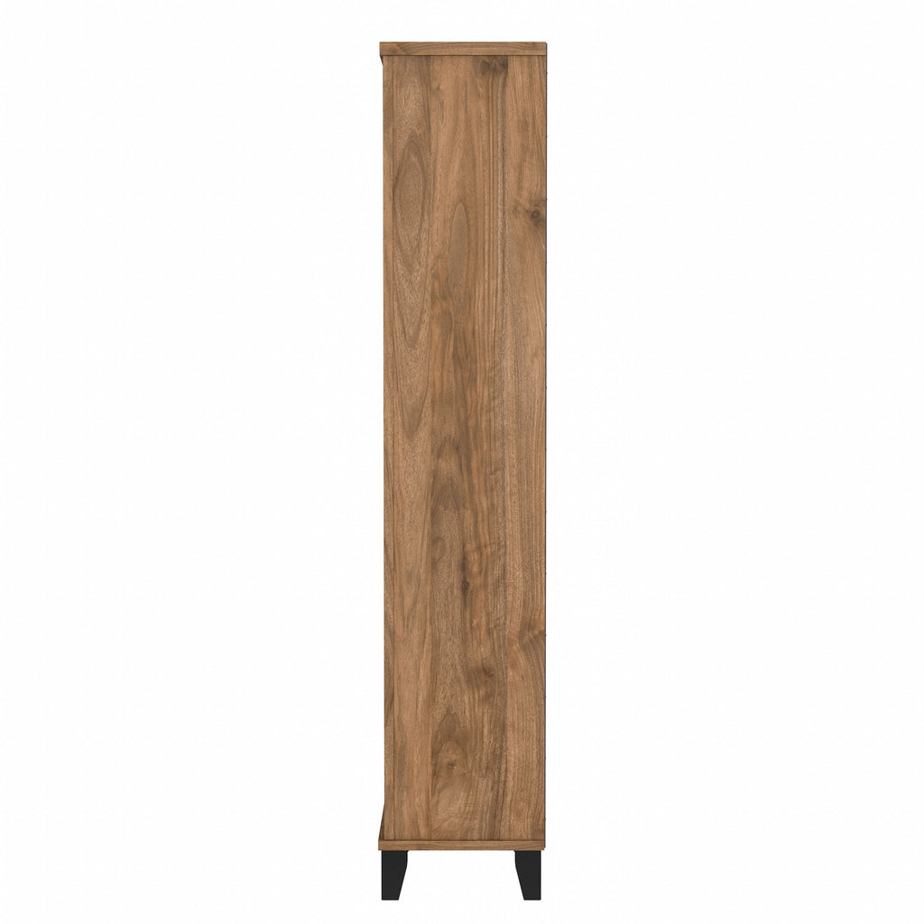 Libreria alta a 5 ripiani Somerset di Bush Furniture con ripiani regolabili