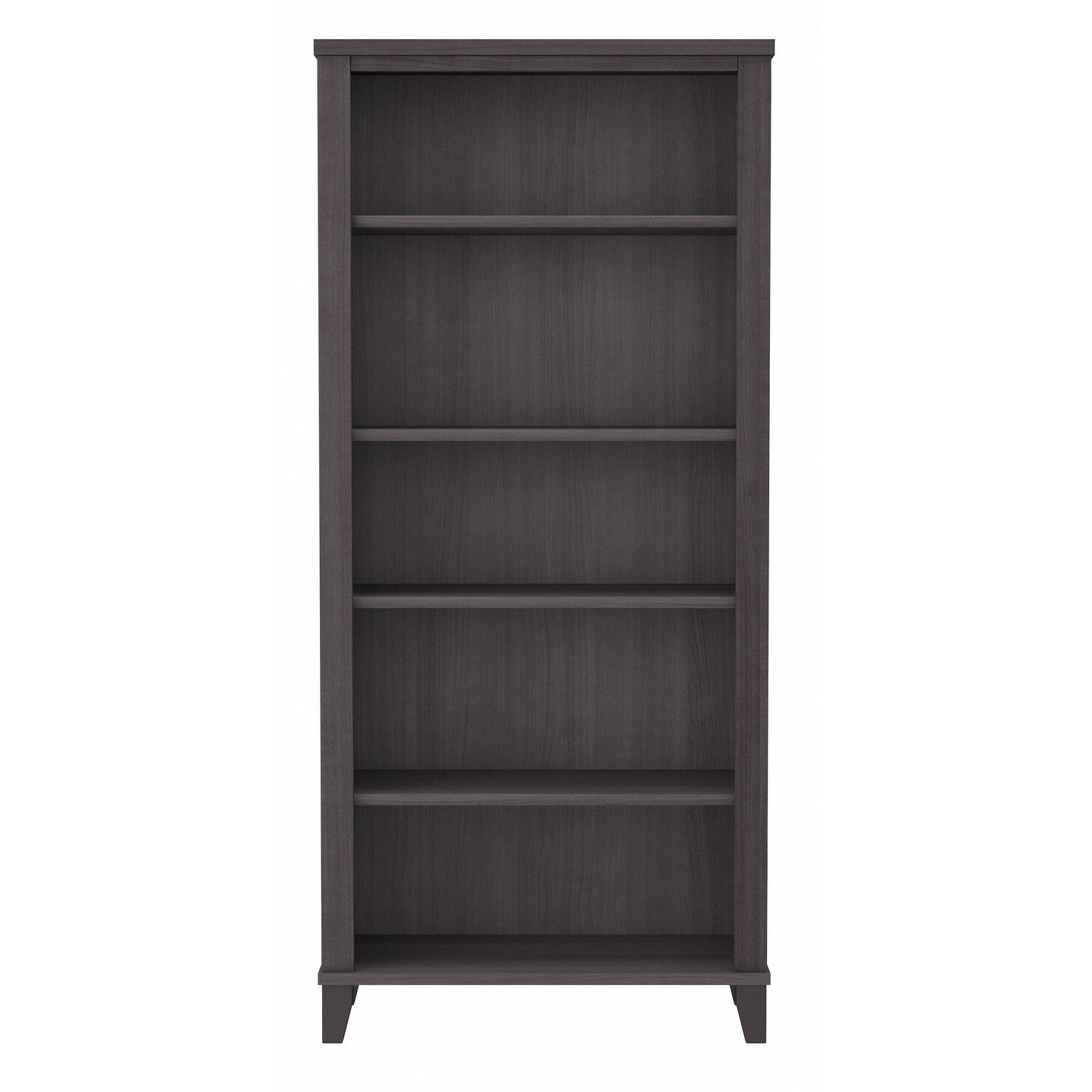 Libreria alta a 5 ripiani Somerset di Bush Furniture con ripiani regolabili