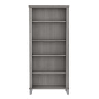 Libreria alta a 5 ripiani Somerset di Bush Furniture con ripiani regolabili