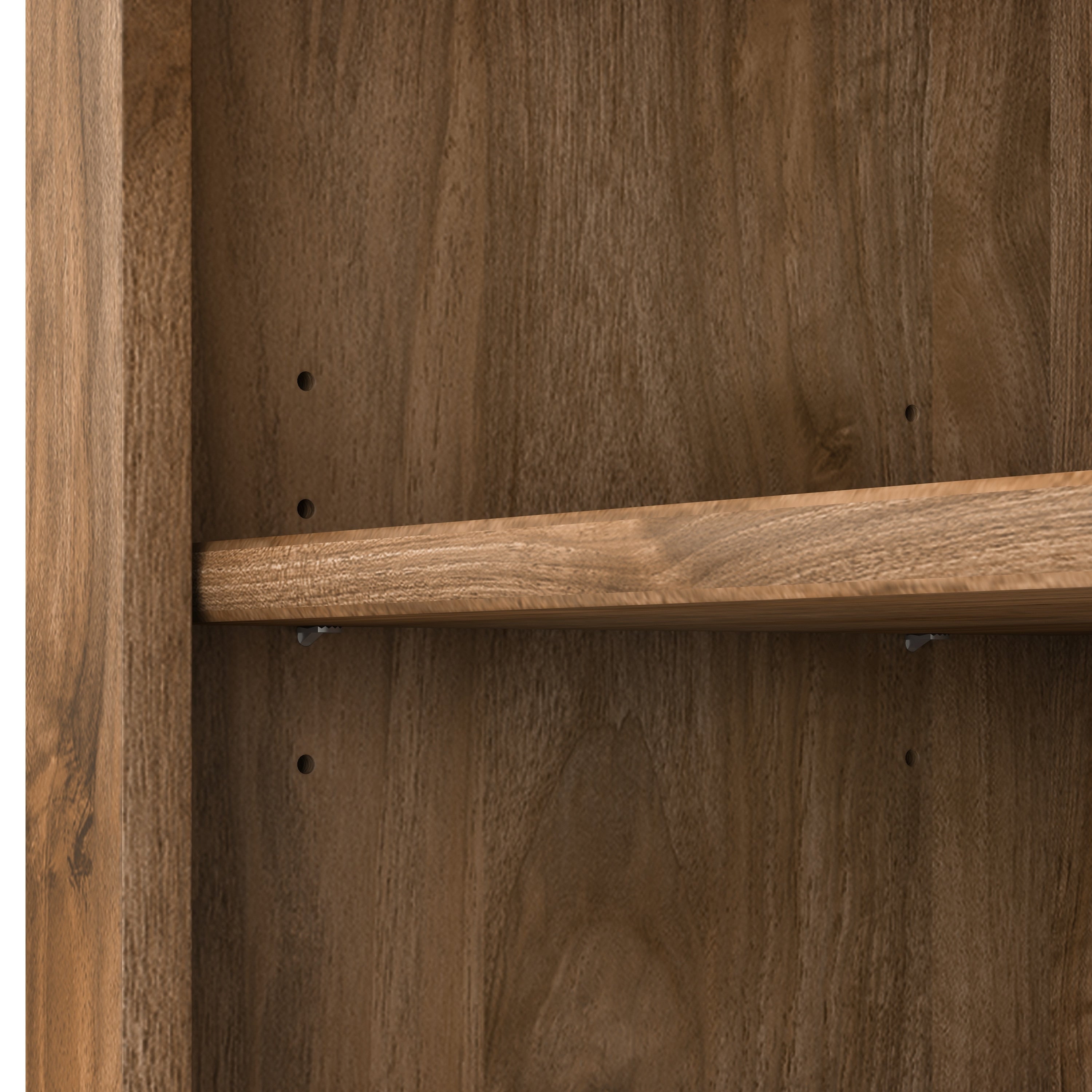 Libreria alta a 5 ripiani Somerset di Bush Furniture con ripiani regolabili