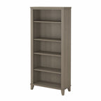 Libreria alta a 5 ripiani Somerset di Bush Furniture con ripiani regolabili