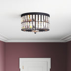 Lampada da soffitto a filo con cristallo a incandescenza a 2 luci C Cattleya