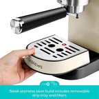CASABREWS CM5418 Macchina per caffè espresso 20 bar con lancia vapore per schiuma di latte