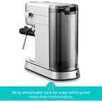 CASABREWS CM5418 Macchina per caffè espresso 20 bar con lancia vapore per schiuma di latte