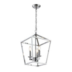 Lampadario a gabbia aperta con lanterna a forma di candela, per scale o isola della cucina - N/D