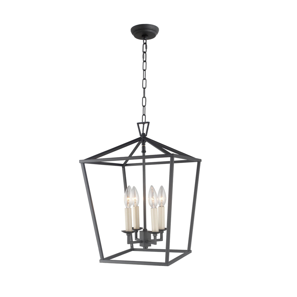 Lampadario a gabbia aperta con lanterna a forma di candela, per scale o isola della cucina - N/D