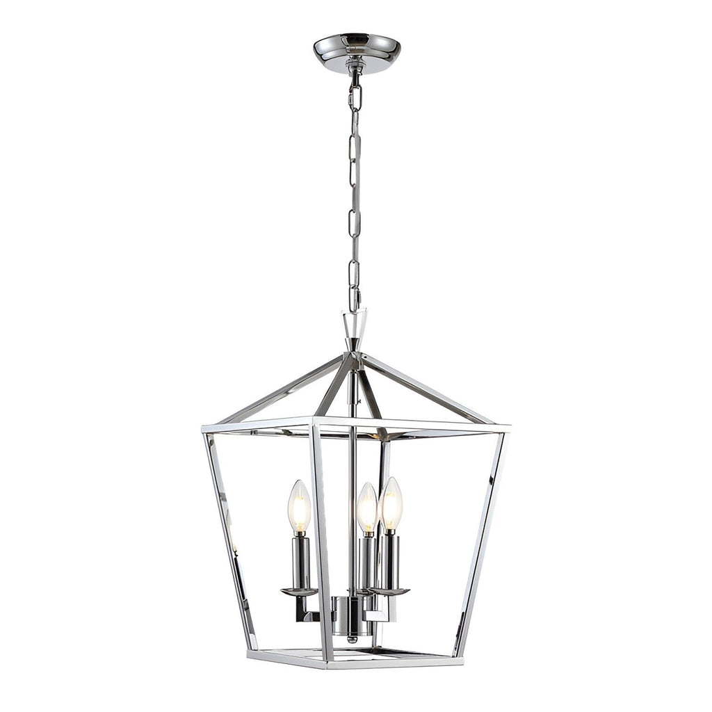 Lampadario a gabbia aperta con lanterna a forma di candela, per scale o isola della cucina - N/D