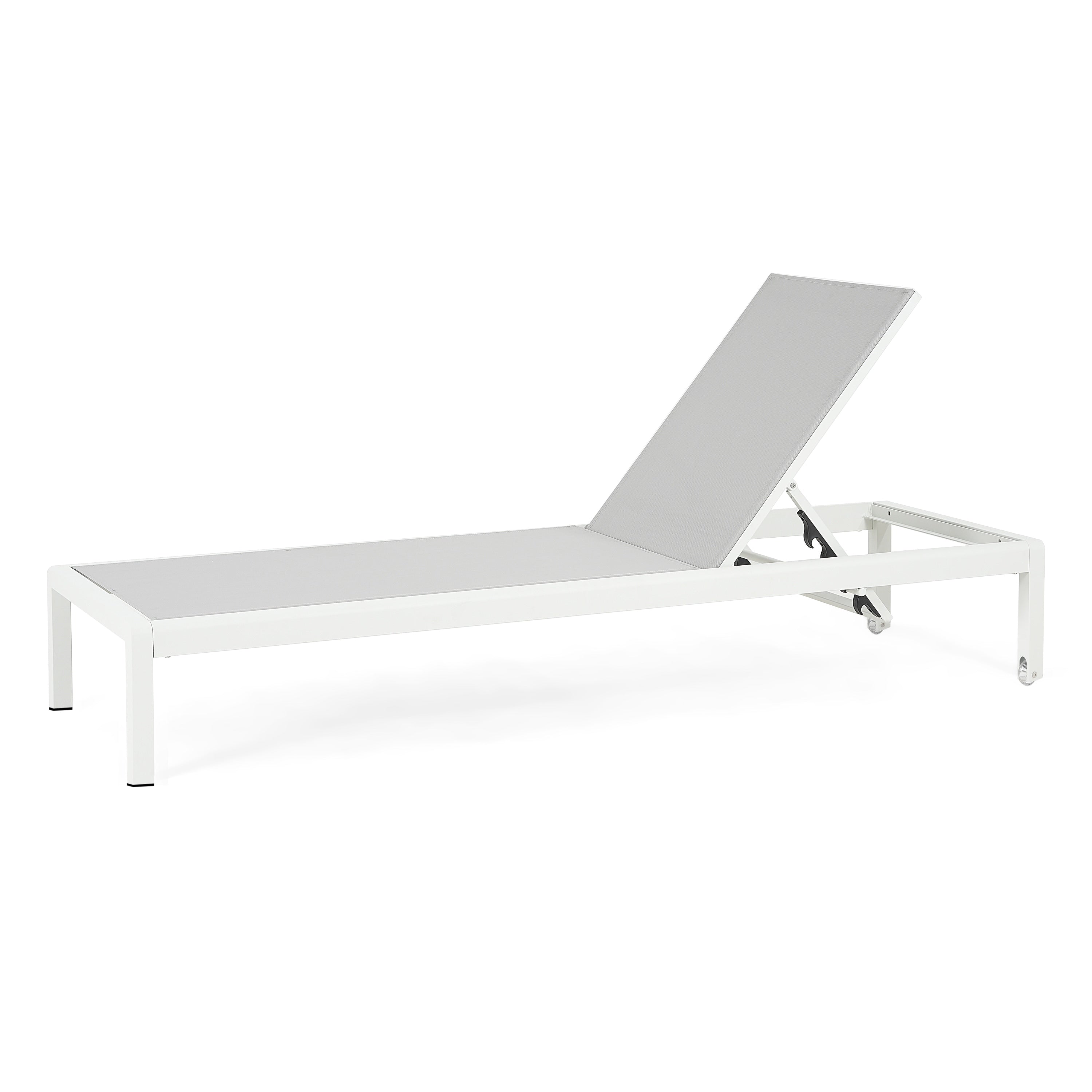 Chaise longue da esterno in alluminio Cape Coral (set da 2) di Christopher Knight Home - 77,56 P x 25,20 L x 11,80 A