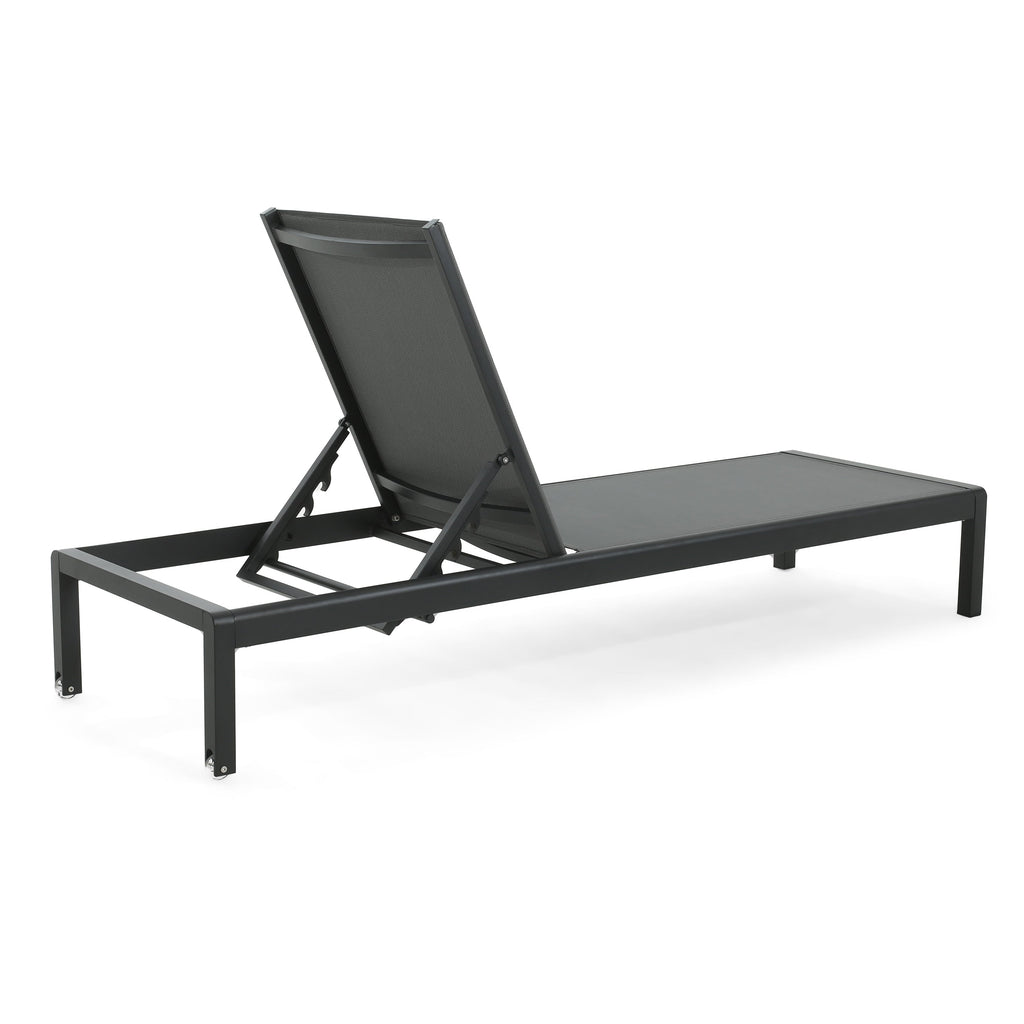Chaise longue da esterno in alluminio Cape Coral (set da 2) di Christopher Knight Home - 77,56 P x 25,20 L x 11,80 A