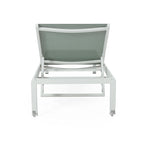 Chaise longue da esterno in alluminio Cape Coral (set da 2) di Christopher Knight Home - 77,56 P x 25,20 L x 11,80 A