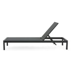 Chaise longue da esterno in alluminio Cape Coral (set da 2) di Christopher Knight Home - 77,56 P x 25,20 L x 11,80 A