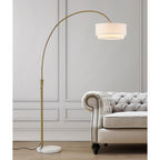 Lampada da terra ad arco Flam da 81 pollici di Carson Carrington