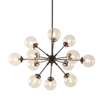 Lampadario INK+IVY Paige a 12 luci con lampadine a globo oversize