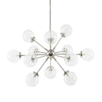 Lampadario INK+IVY Paige a 12 luci con lampadine a globo oversize
