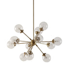 Lampadario INK+IVY Paige a 12 luci con lampadine a globo oversize
