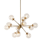 Lampadario INK+IVY Paige a 12 luci con lampadine a globo oversize
