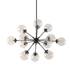 Lampadario INK+IVY Paige a 12 luci con lampadine a globo oversize